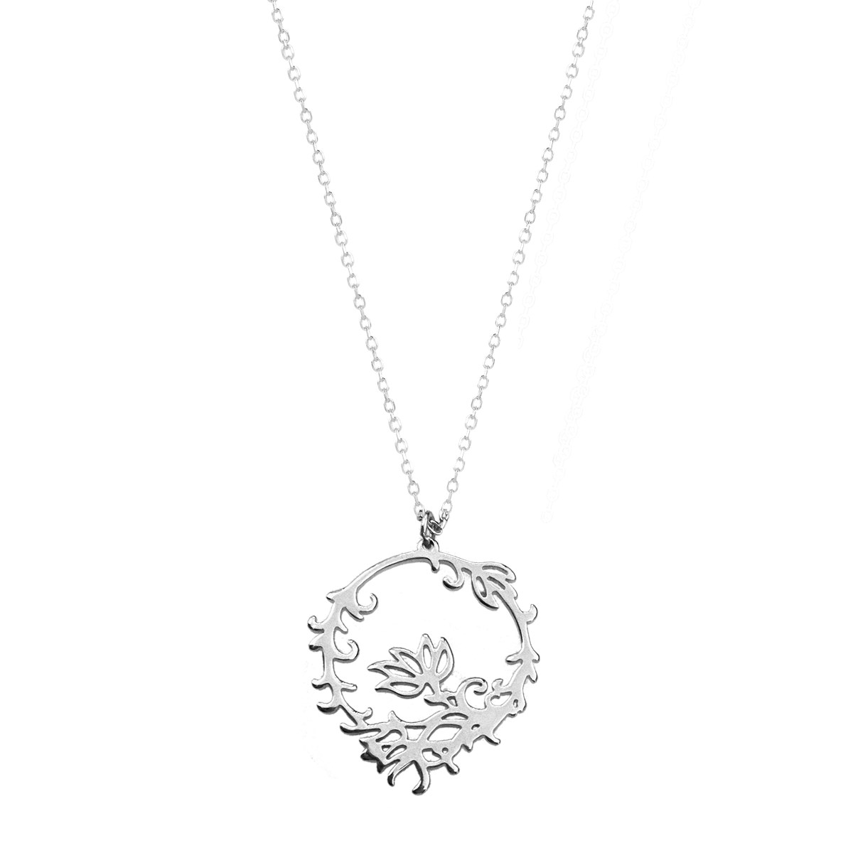 Collier en argent 925 rhodié