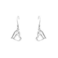 Boucles d'oreilles en argent 925 rhodié