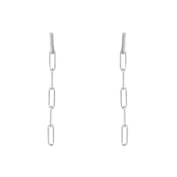 Boucles d'oreilles en argent 925 rhodié