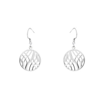 Boucles d'oreilles en argent 925 rhodié