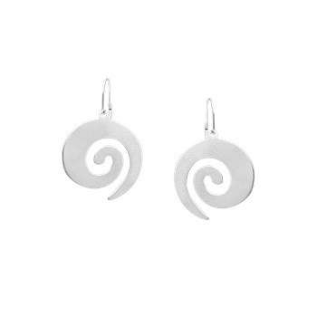 Oorbellen in gerhodineerd 925 sterlingzilver