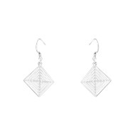 Boucles d'oreilles en argent 925 rhodié