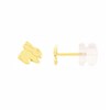 Boucles d'Oreilles Lapin - Or Jaune - Enfant - vue V1