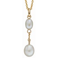 Collier perle sur or 375/1000