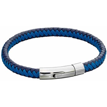 Bracelet cuir en acier inoxydable