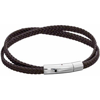 Bracelet cuir en acier inoxydable