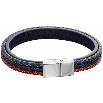 Bracelet cuir en acier inoxydable