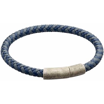 Bracelet cuir en acier inoxydable