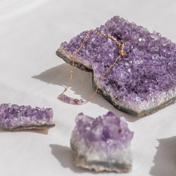 Bracelet Piana en pierres Améthyste