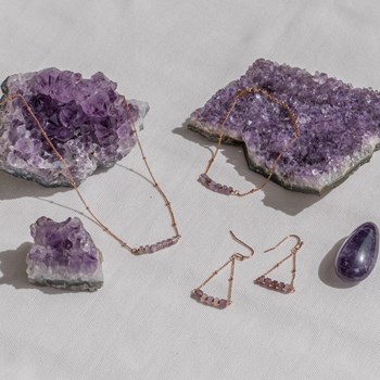 Bracelet Piana en pierres Améthyste