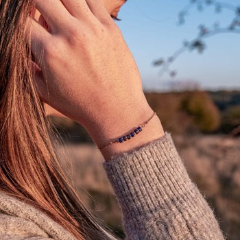 Piana armband in Lapis lazuli stenen
