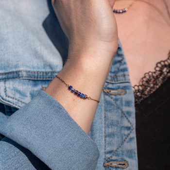 Piana armband in Lapis lazuli stenen