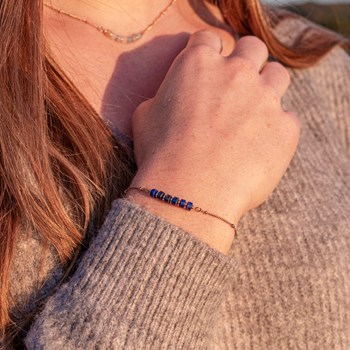 Piana armband in Lapis lazuli stenen