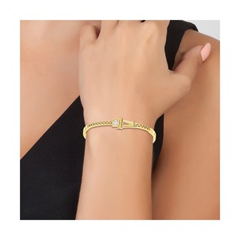 Bracelet Tour Eiffel en acier inoxydable SC Crystal