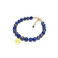Bracelet Lapis-Lazuli Chakra Ajna Argent 925 Doré