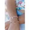 Bracelet Quartz Rose Chakra Anahata Argent 925 Doré - vue V3