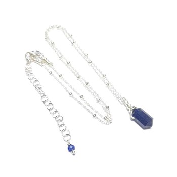 Collier Pendule Lapis Lazuli Argent 925
