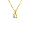 Collier Pendentif ADEN Or 585 Jaune Diamant Chaine Or 585 incluse 0.23grs - vue V3