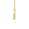 Collier Pendentif ADEN Or 585 Jaune Aigue-Marine Chaine Or 585 incluse 0.45grs - vue V4