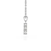 Collier Pendentif ADEN Or 585 Blanc Diamant Chaine Or 585 incluse 0.45grs - vue V4