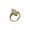 Bague Femme - Plaqué Or - Oxyde de zirconium - vue V2