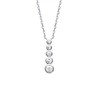 Collier Femme - Argent 925 - Oxyde de zirconium - Longueur : 45 cm - vue V2