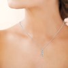Collier Femme - Argent 925 - Oxyde de zirconium - Longueur : 45 cm - vue V4
