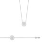 Collier Femme - Argent 925 - Oxyde de zirconium - Longueur : 45 cm - vue V1