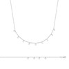 Collier Femme - Argent 925 - Oxyde de zirconium - Longueur : 45 cm - vue V1