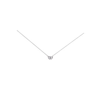 Collier Femme - Argent 925 - Oxyde de zirconium - Longueur : 42 cm