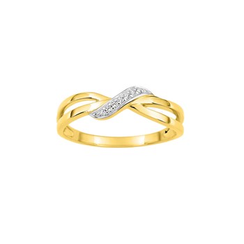 Bague Femme - Oxyde de zirconium - Or 9 Carats