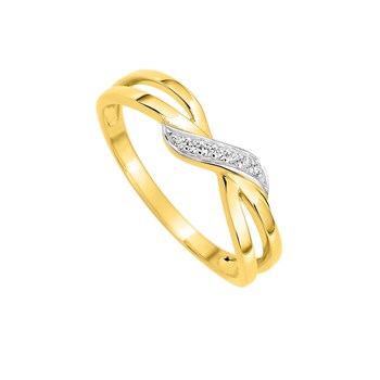 Bague Femme - Oxyde de zirconium - Or 9 Carats