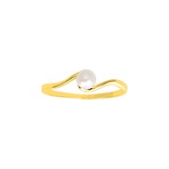 Bague Femme - perle - Or 9 Carats