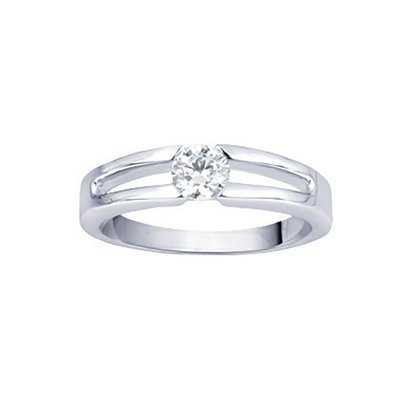 Bague Femme - Oxyde de zirconium - Or 9 Carats