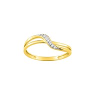 Bague Femme - Oxyde de zirconium - Or 9 Carats