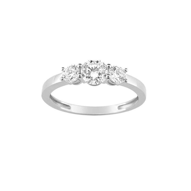 Bague Femme - Oxyde de zirconium - Or 9 Carats