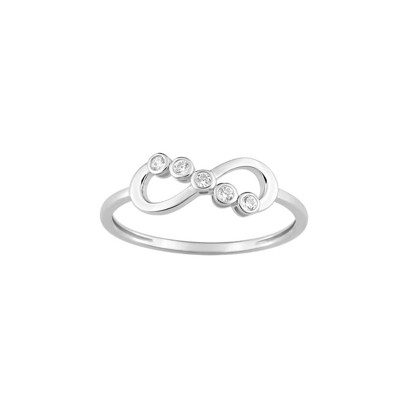 Bague Femme - Oxyde de zirconium - Or 9 Carats