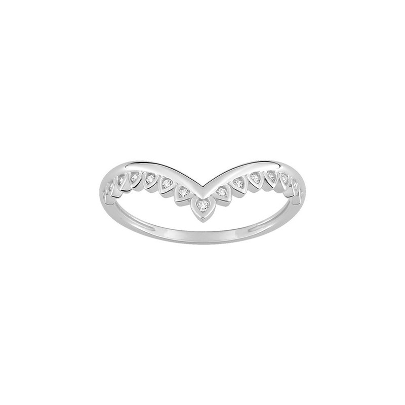 Bague Femme - Oxyde de zirconium - Or 9 Carats