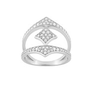 Bague femme - Oxyde de zirconium - Argent 925