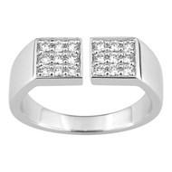 Bague femme - Oxyde de zirconium - Argent 925