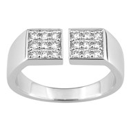 Bague femme - Oxyde de zirconium - Argent 925