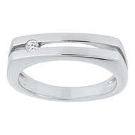 Bague femme - Oxyde de zirconium - Argent 925