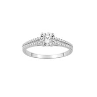 Bague femme - Oxyde de zirconium - Argent 925