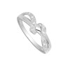 Bague femme - Oxyde de zirconium - Argent 925 - vue V2