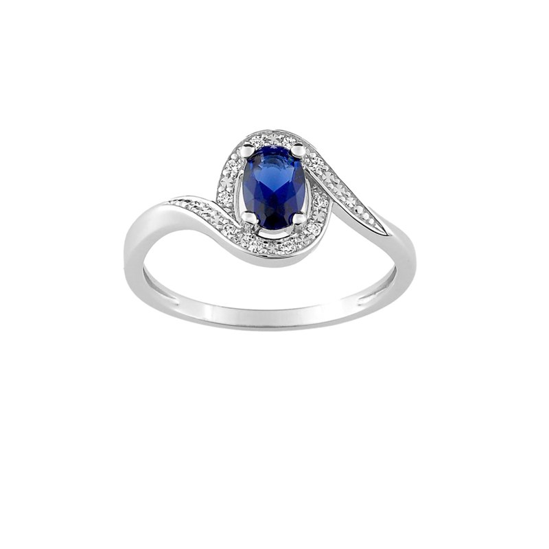 Bague femme - Oxyde de zirconium - Argent 925