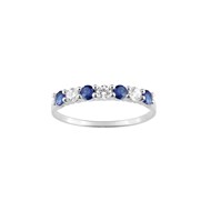 Bague femme - Oxyde de zirconium - Argent 925