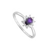 Bague femme - Oxyde de zirconium - Argent 925 - vue V2