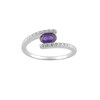 Bague femme - Oxyde de zirconium - Argent 925 - vue V1