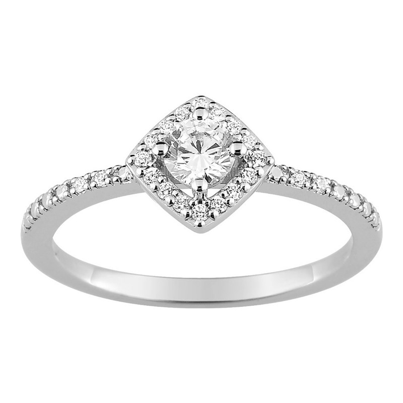 Bague femme - Oxyde de zirconium - Argent 925