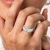 Bague femme - Oxyde de zirconium - Argent 925 - vue V3